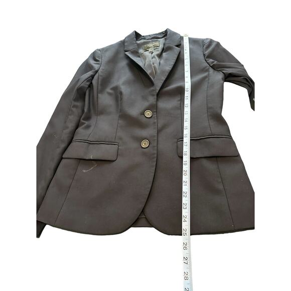 J.Crew Super 120s Navy Blue Wool Blazer Size 4 Office Career Work Business - Picture 10 of 10